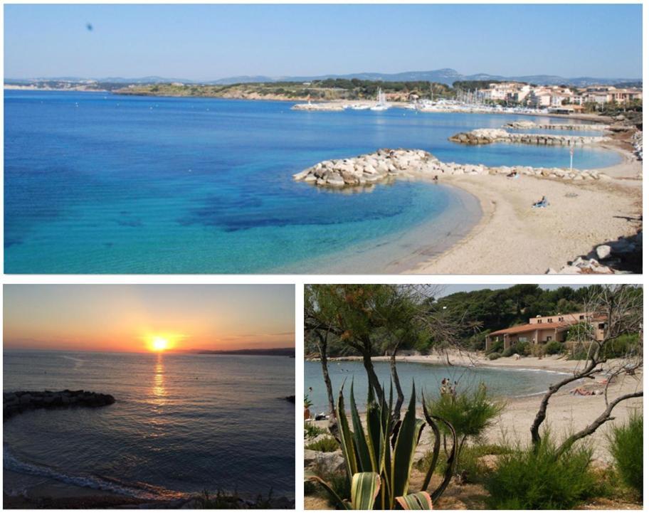 Apartamento T2 Coudouliere Les Rivages Front De Mer Six-Fours-les-Plages Exterior foto