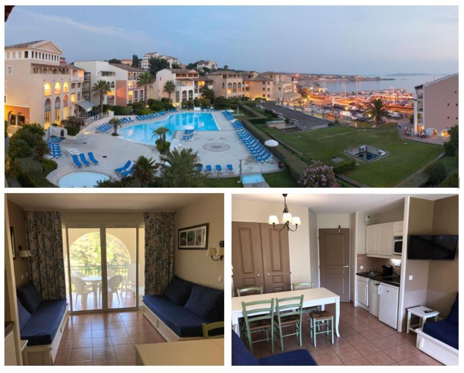 Apartamento T2 Coudouliere Les Rivages Front De Mer Six-Fours-les-Plages Exterior foto